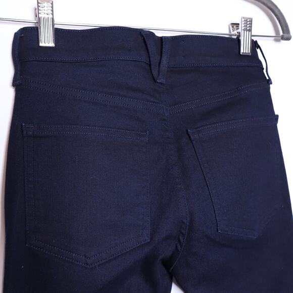 VERONICA BEARD Debbie Ankle Skinny High Rise Jean Dark Wash Button Fly Womens 24 - Picture 10 of 15